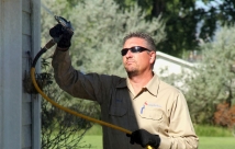 JanTech Pest Control - Spraying up high for flying insects and pests